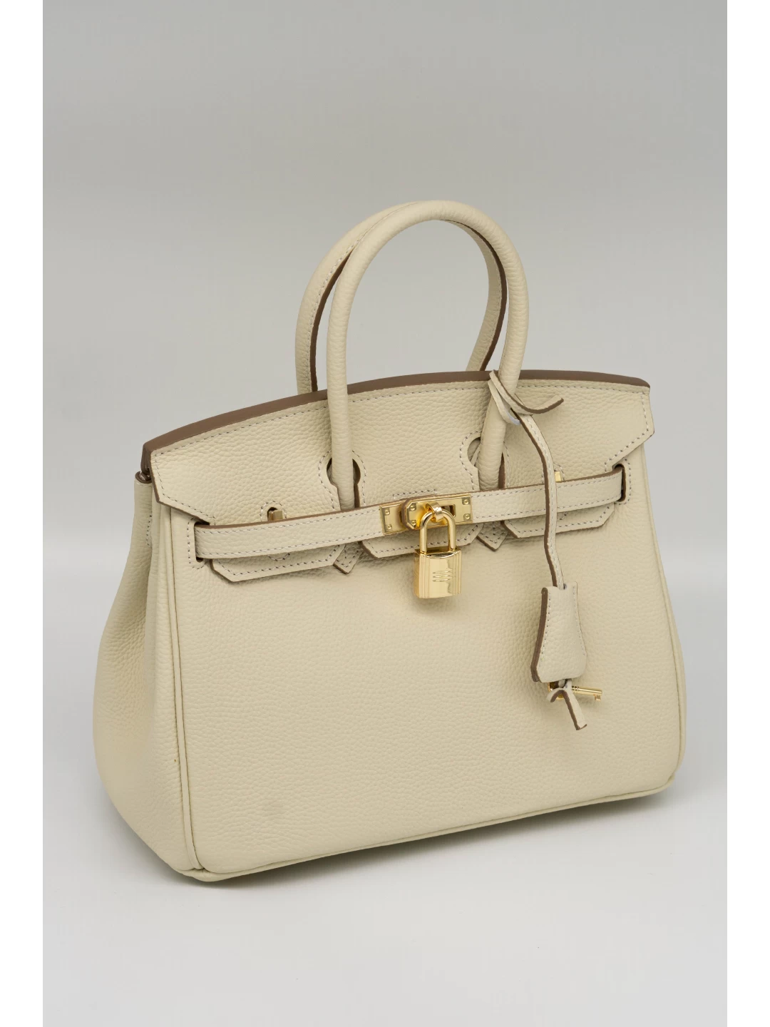Geanta "Jane 25 cm" Ivory - Accesorii Aurii