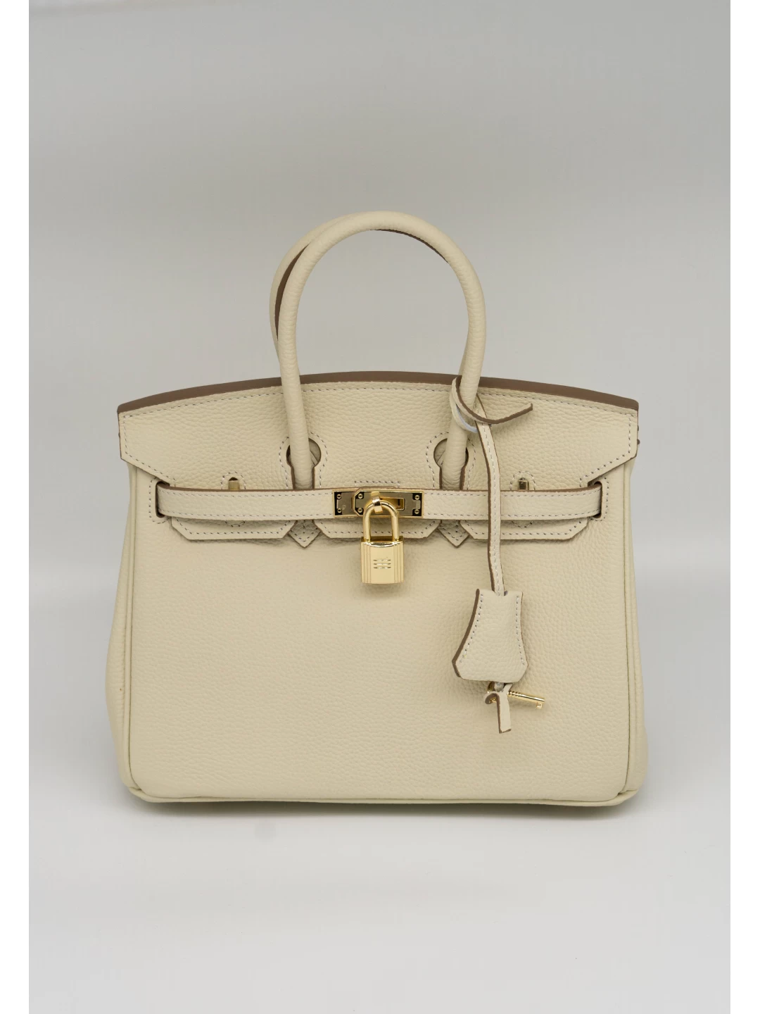Geanta "Jane 25 cm" Ivory - Accesorii Aurii