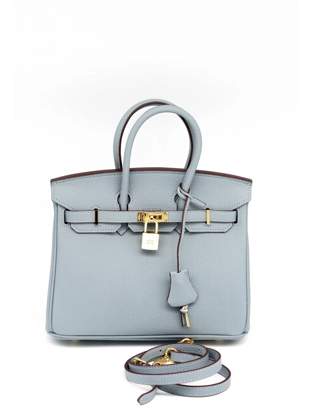 Geanta Jane 25 cm  Blue- Accesorii Aurii